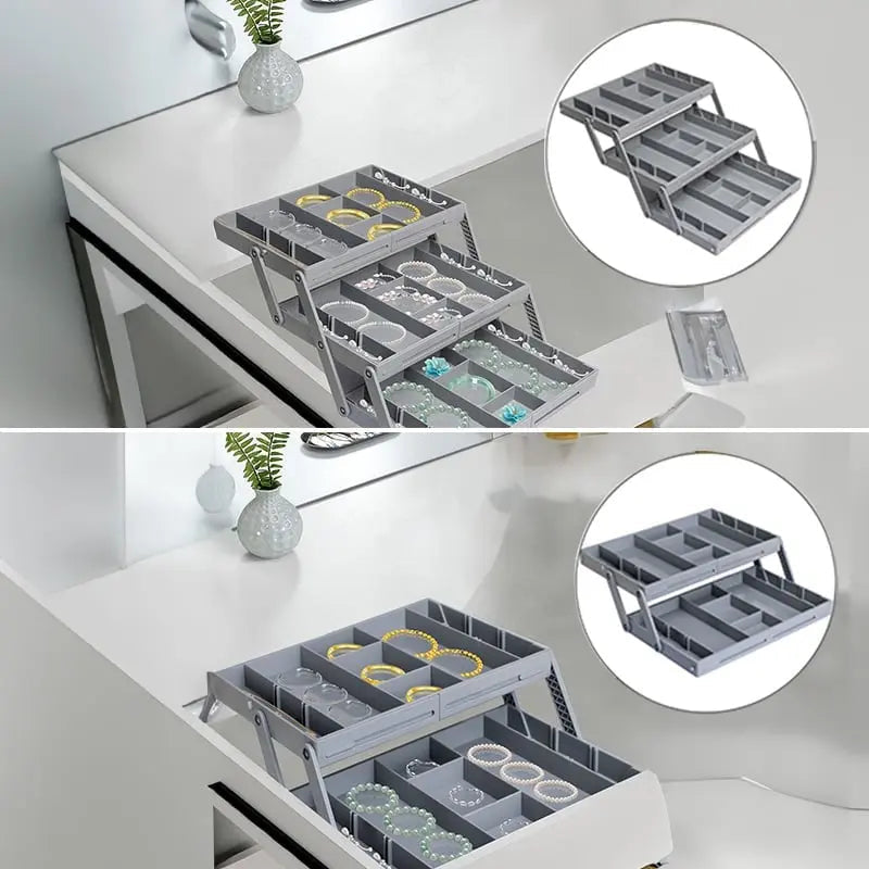 3-laags slimme lade-organizer – opbergruimte