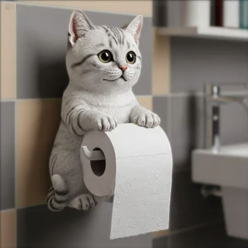 Schattige katten toiletrolhouder – Praktisch én decoratief voor uw badkamer