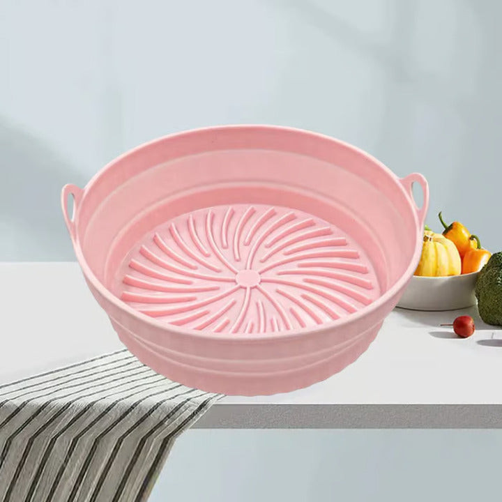 Siliconen grillpan voor heteluchtfriteuses - gezond & gemakkelijk schoon te maken