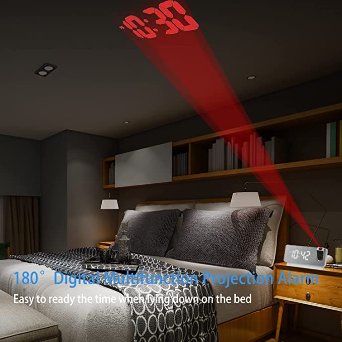 Mirror Projection Alarm Clock Mivoza Deutschland