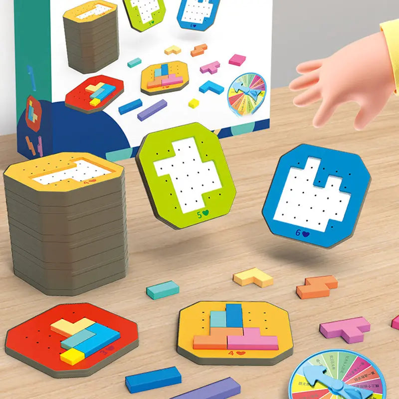 Kinderpuzzelspel — bevordert creativiteit en cognitieve vaardigheden