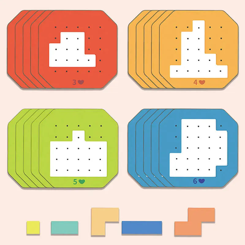 Kinderpuzzelspel — bevordert creativiteit en cognitieve vaardigheden