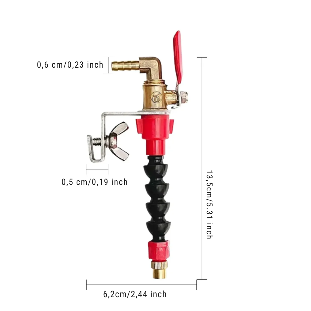 Stofarm spuitsysteem – altijd perfecte, schone sneden