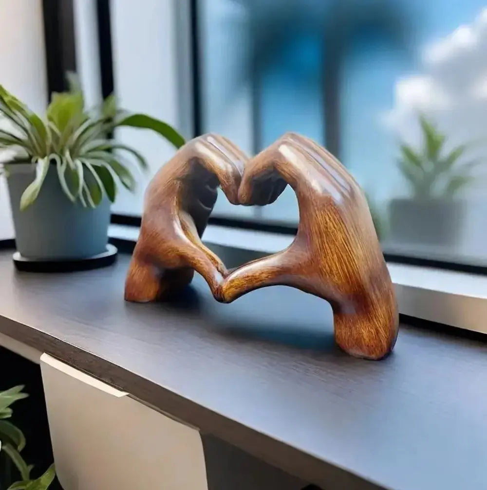 Handgemaakt Hartenbeeldje – Breng Warme Liefde in Huis