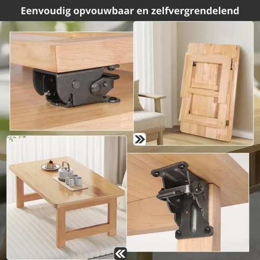 Opvouwbare stalen tafelpootbeugel