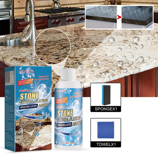 Steenverzorgingsproduct — natuurlijke glans zonder chemisch verlies