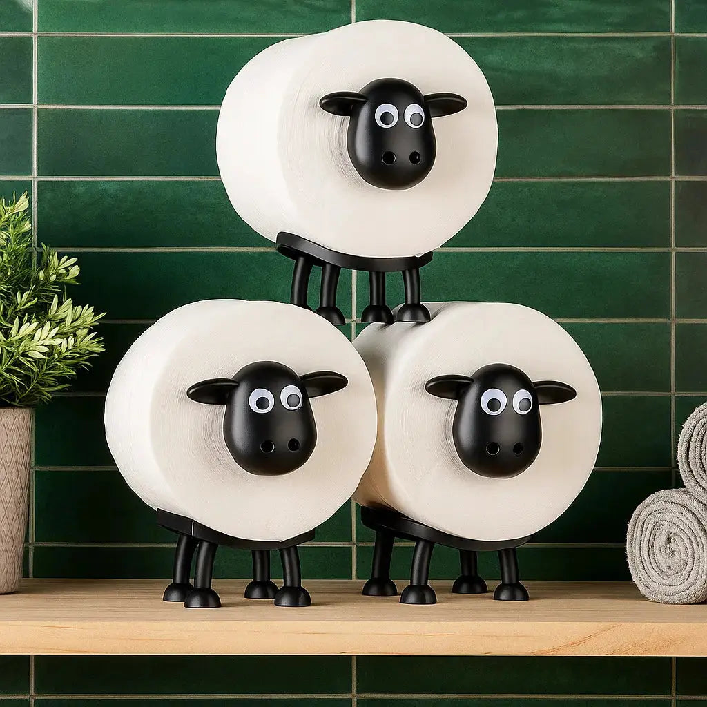 Schaap Toiletpapierhouder – Praktisch & Charmant voor de Badkamer