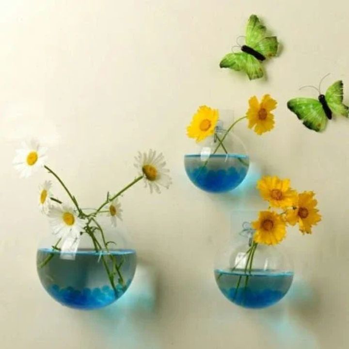 1+1 Gratis | Elegante Glas-Wandvase – Minimalistischer Pflanzenhalter Mivoza Deutschland