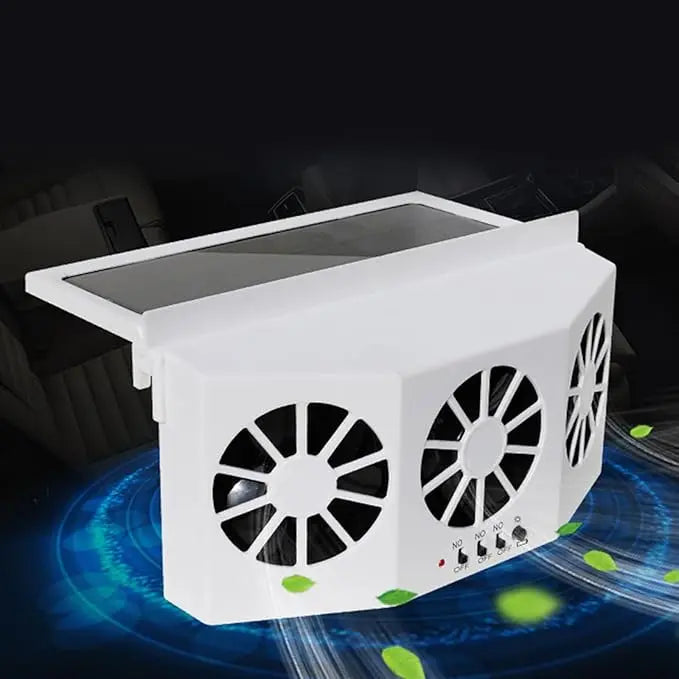 Zonne-energie Autoventilator – Draadloos & Compact