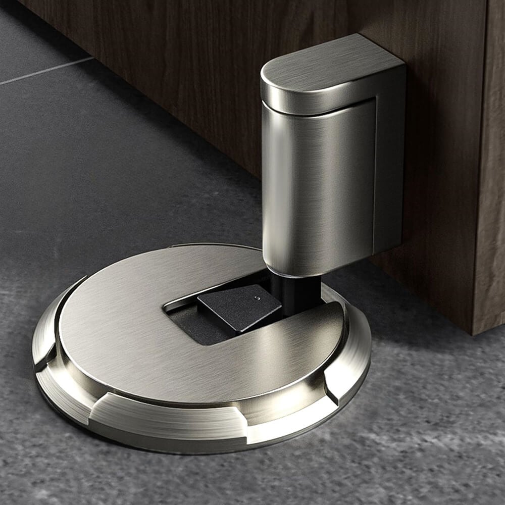 Mechanische Deurstopper met Duwsysteem – Veilig & Stijlvol
