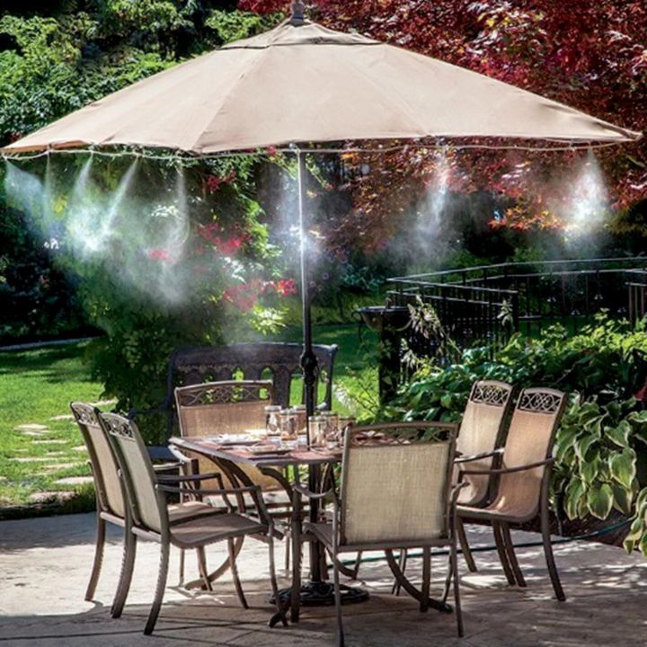 Outdoor Misting Kühlungssystem | Hitzewelle? Bleib erfrischt! Mivoza Deutschland