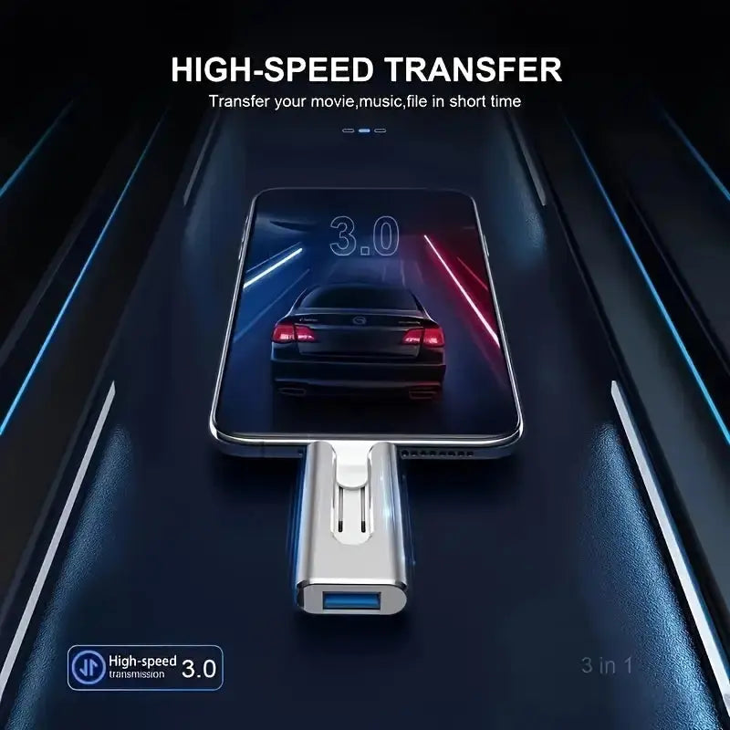 Multifunctionele USB-stick voor iPhone, Android en PC-back-up