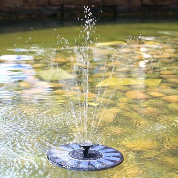 1+1 Gratis | Solarbetriebener Schwimmender Gartenbrunnen Mivoza Deutschland