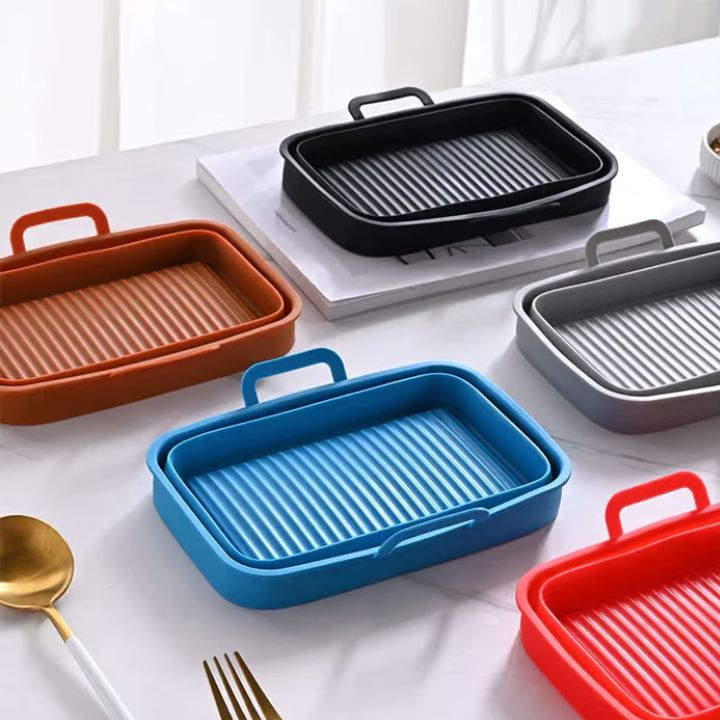 Opvouwbare siliconen bakvorm voor heteluchtfriteuses - Praktisch & veelzijdig