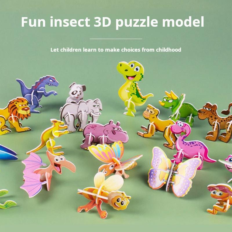 100-delige set dierenfiguren – educatief speelgoed ter bevordering van de creativiteit van kinderen