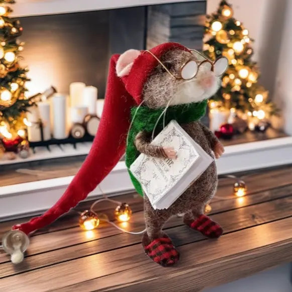 1+1 GRATIS | Handgemaakte vilten muis – Brengt warmte en gezelligheid thuis