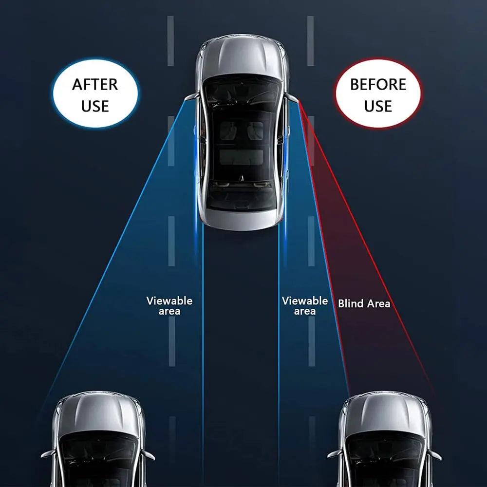 Verstelbare dodehoekspiegel voor auto – klein detail met grote impact