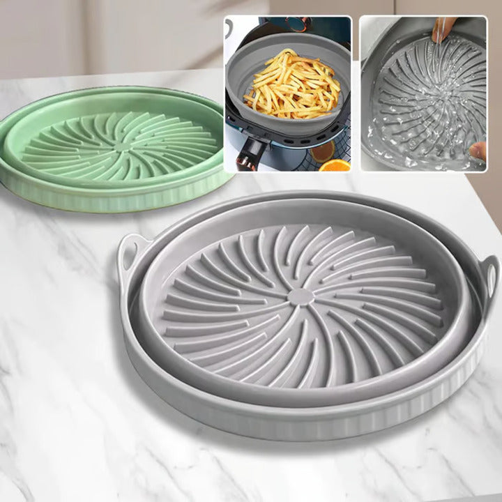 Siliconen grillpan voor heteluchtfriteuses - gezond & gemakkelijk schoon te maken