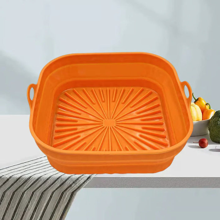 Siliconen grillpan voor heteluchtfriteuses - gezond & gemakkelijk schoon te maken