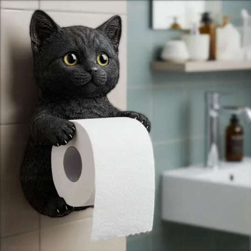 Schattige katten toiletrolhouder – Praktisch én decoratief voor uw badkamer