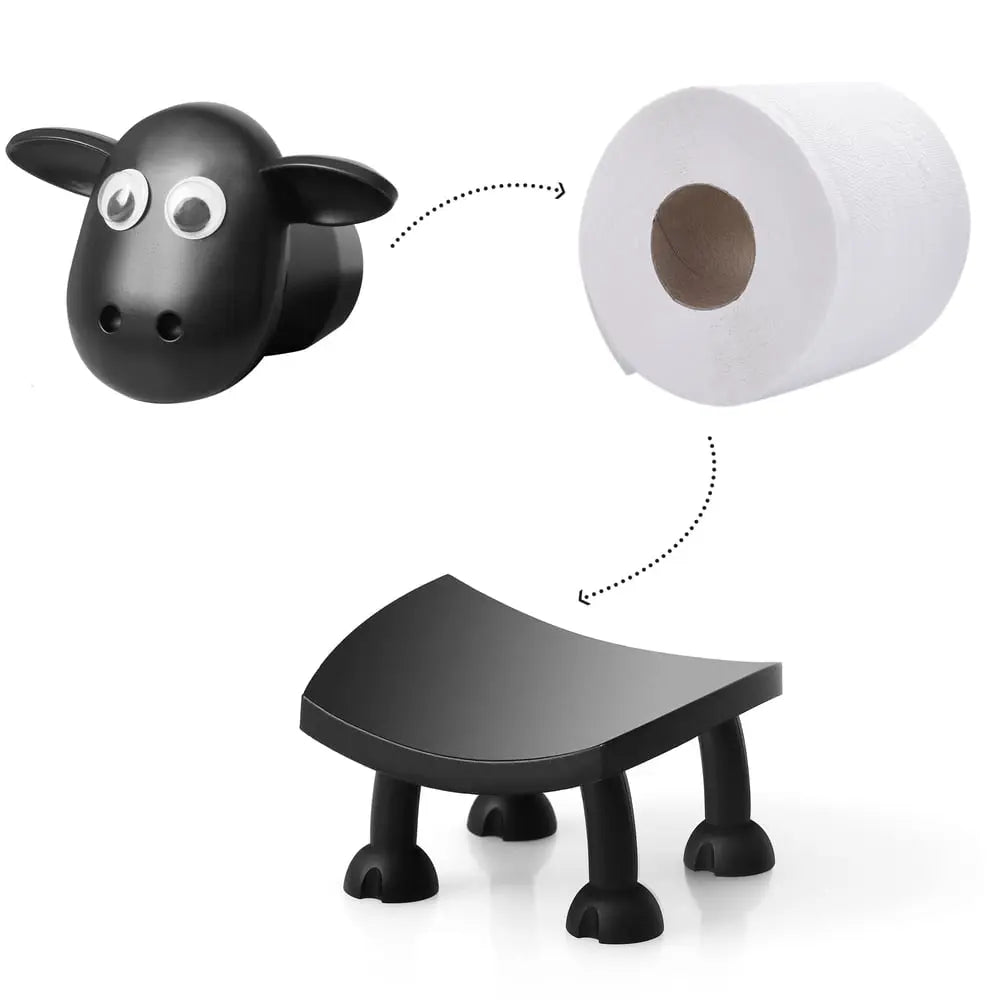 Schaap Toiletpapierhouder – Praktisch & Charmant voor de Badkamer