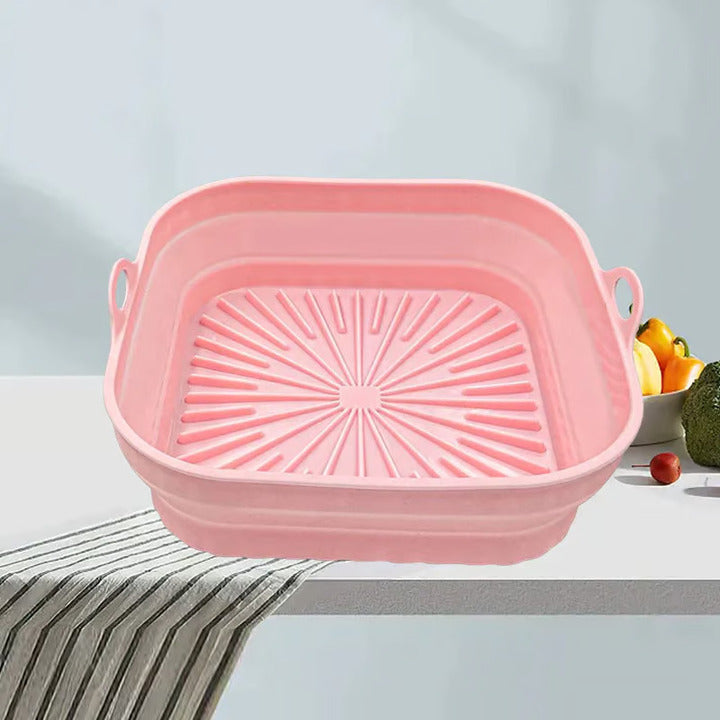 Siliconen grillpan voor heteluchtfriteuses - gezond & gemakkelijk schoon te maken