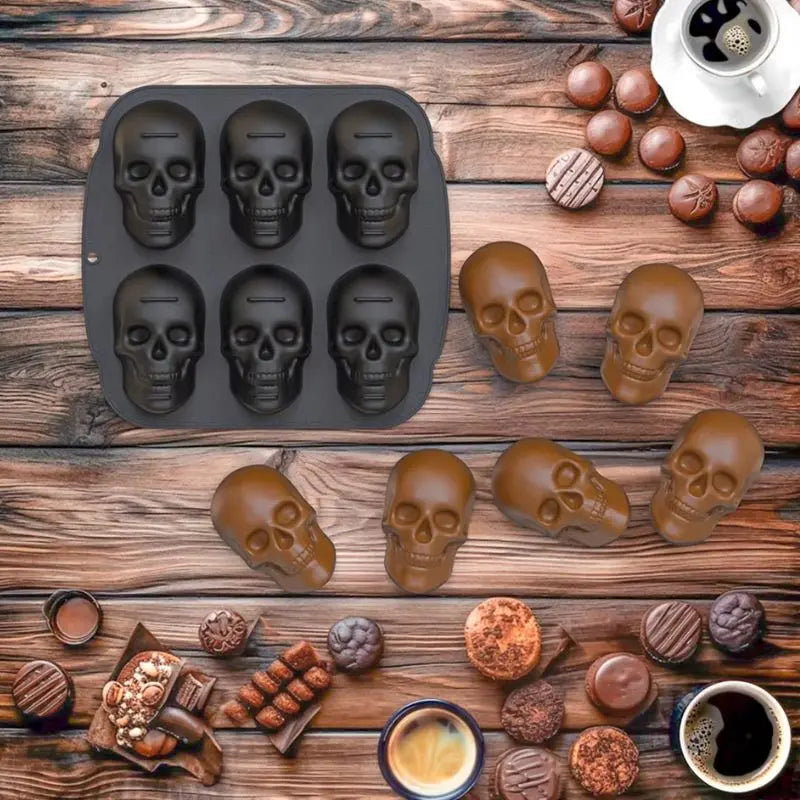 3D schedel taartvorm – Maak griezelig lekkere Halloweencakes