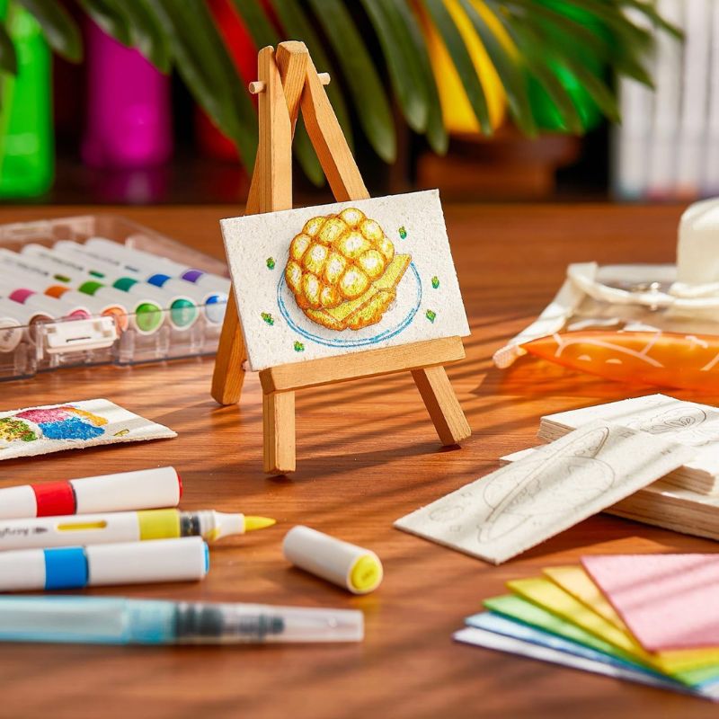 3D Schuimstructuur Kunstset – Creatief Knutselpakket met Gekleurde Potloden