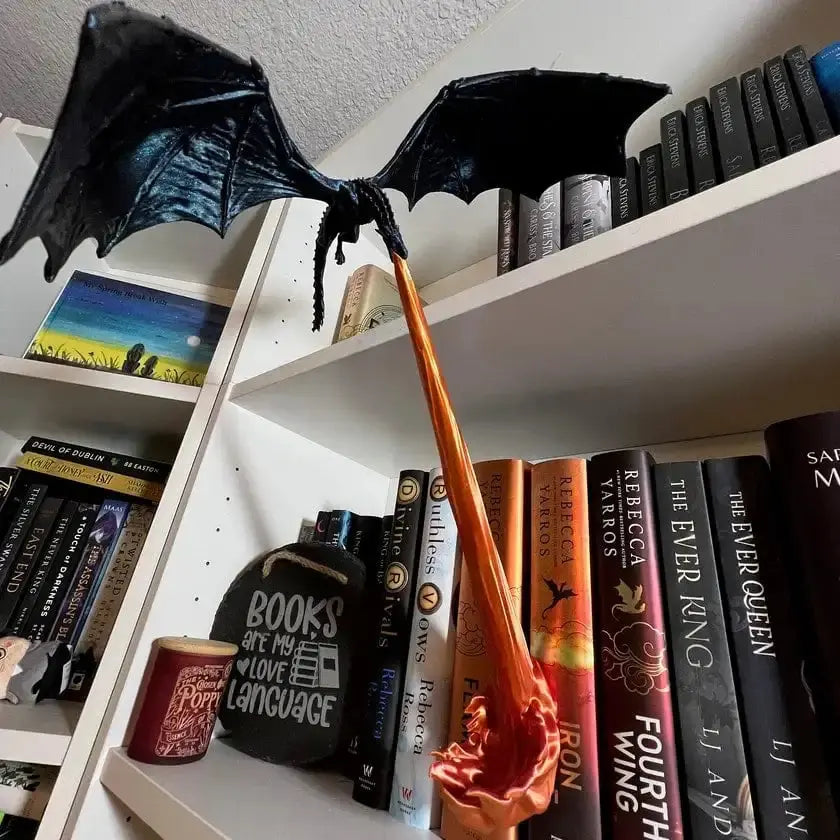 Dragon Flame boekensteun – Magisch en stevig jouw boeken vasthouden