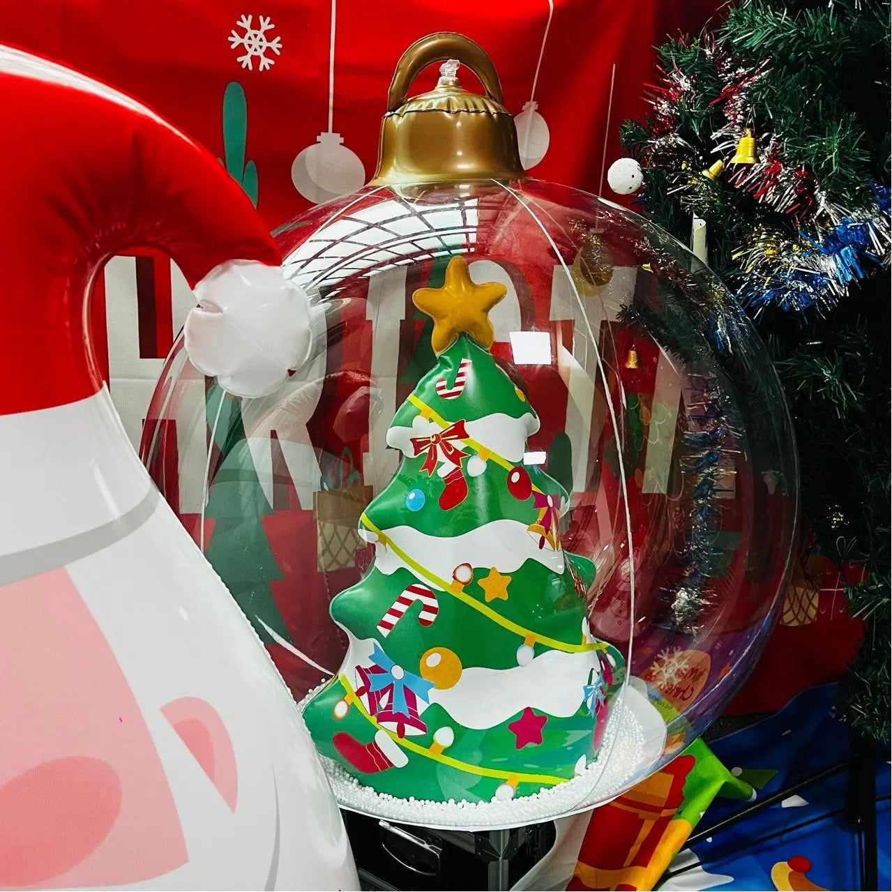 Opblaasbare kerstversiering – Maak je tuin feestelijk en gezellig