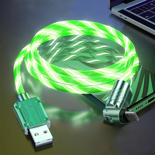 Draaibare Oplaadkabel — 540° Snelladen met LED-licht