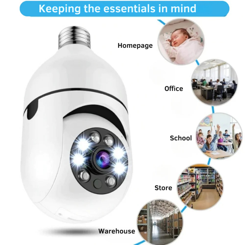 Surveillez votre maison discrètement avec une caméra LED Mivoza Deutschland