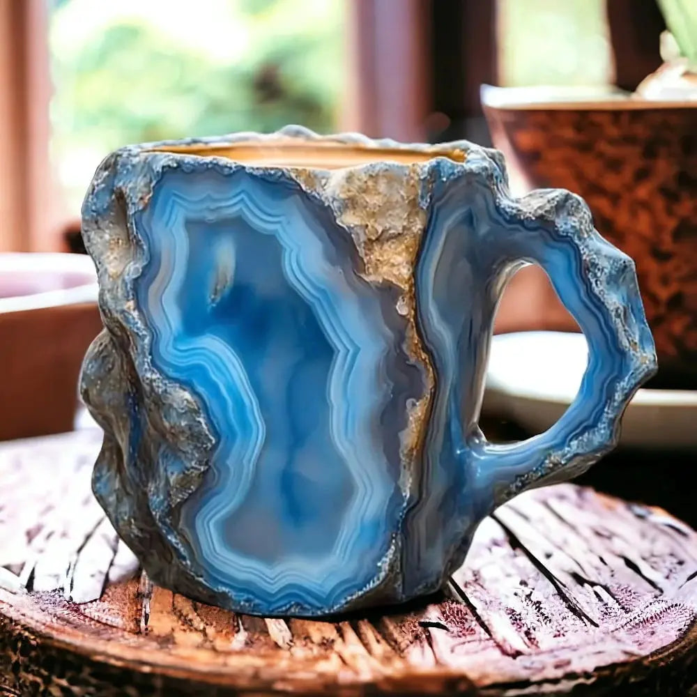 Minerale kristallen beker – Geniet van luxe en warmte elk moment