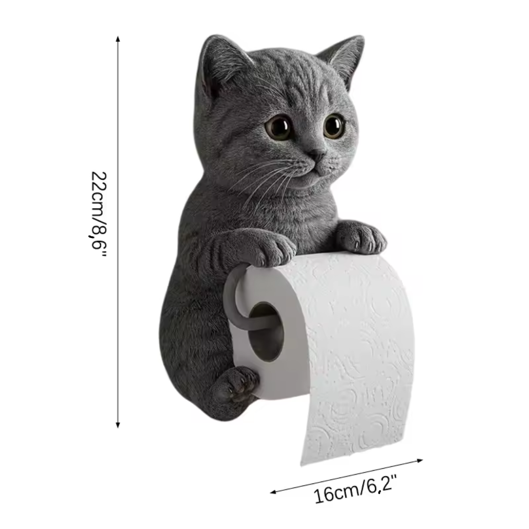 Schattige katten toiletrolhouder – Praktisch én decoratief voor uw badkamer