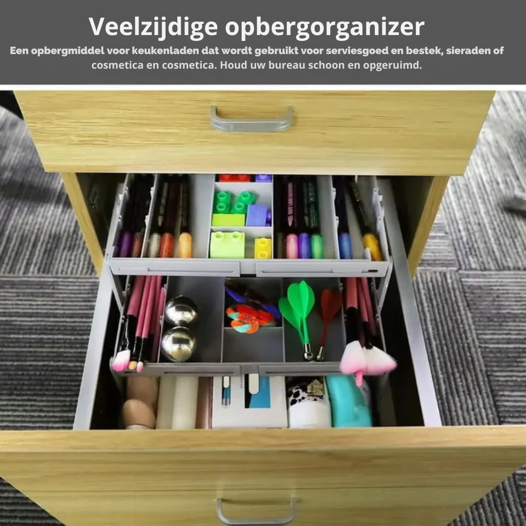 3-laags slimme lade-organizer – opbergruimte