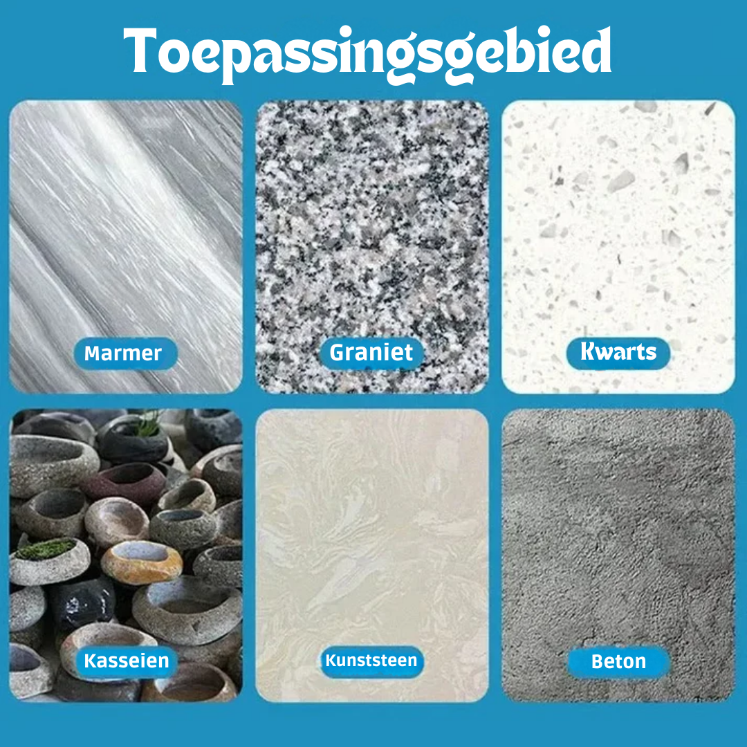Diamant-slijpkoppen – 4 stuks voor metaal & steen