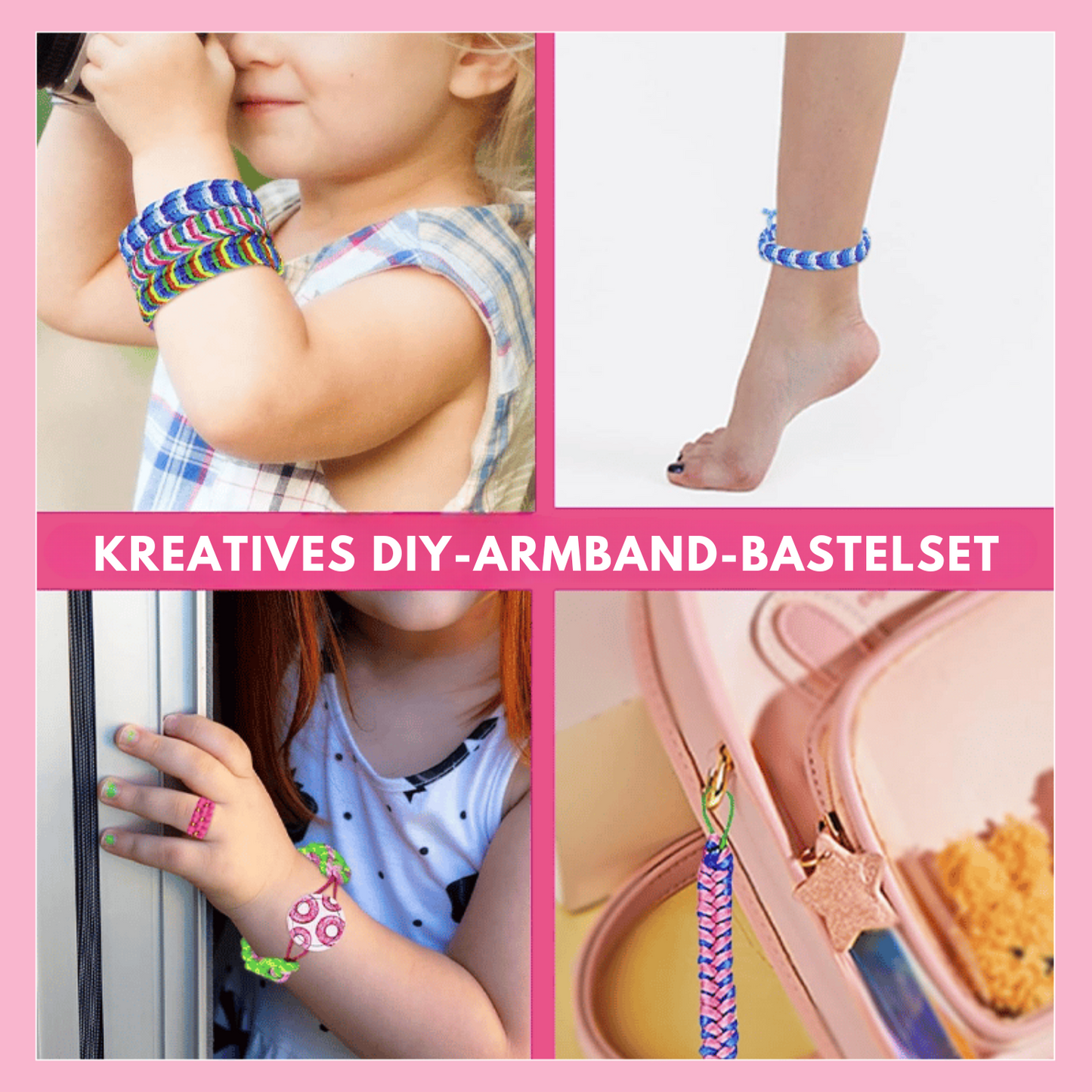DIY hand touw vlechten set