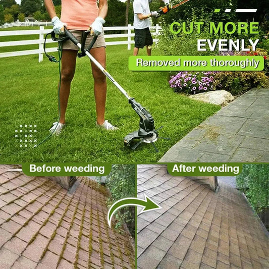 Unkraut entfernen wie ein Profi – mit dem 6-Zoll Stahlbürstenkopf Zorenza