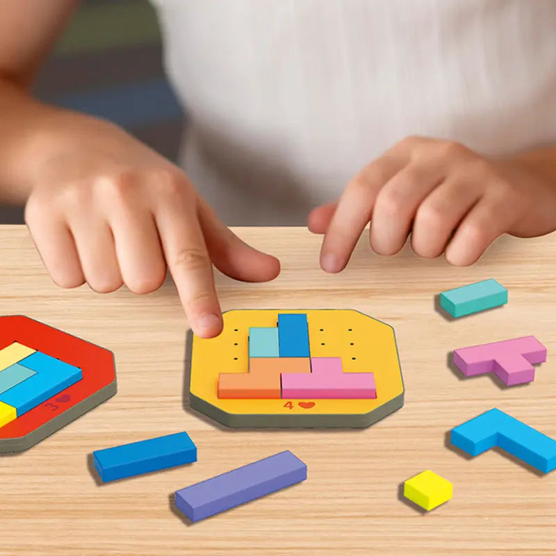 Kinderpuzzelspel — bevordert creativiteit en cognitieve vaardigheden