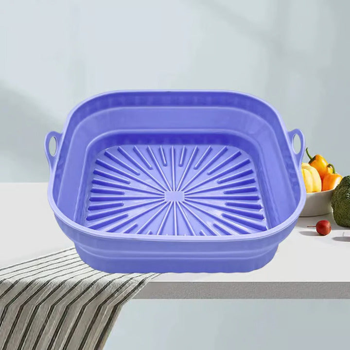 Siliconen grillpan voor heteluchtfriteuses - gezond & gemakkelijk schoon te maken