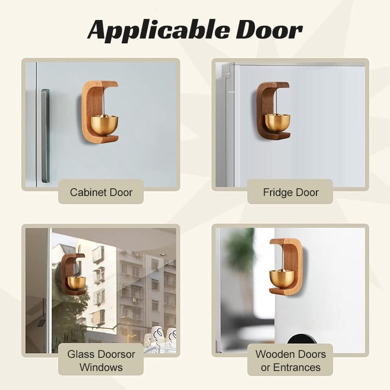 Magnetic Wooden Wind Chime Doorbell Decoration Mivoza Deutschland