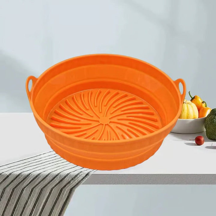 Siliconen grillpan voor heteluchtfriteuses - gezond & gemakkelijk schoon te maken