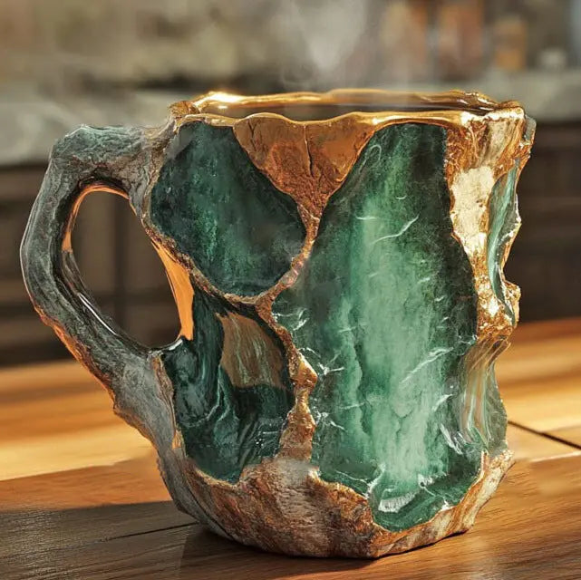 Minerale kristallen beker – Geniet van luxe en warmte elk moment