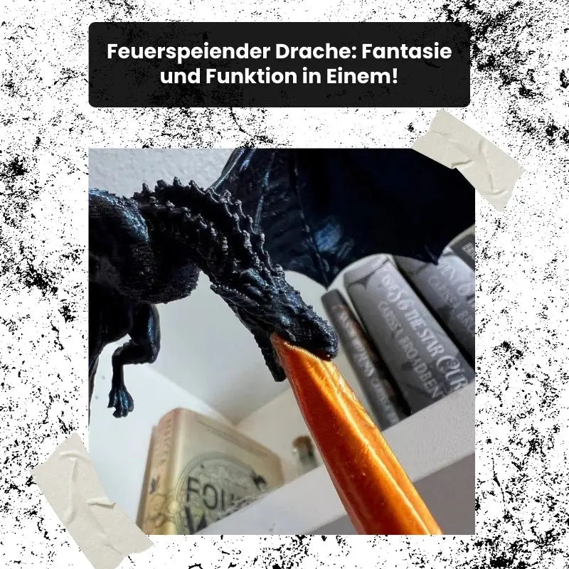 Dragon Flame boekensteun – Magisch en stevig jouw boeken vasthouden