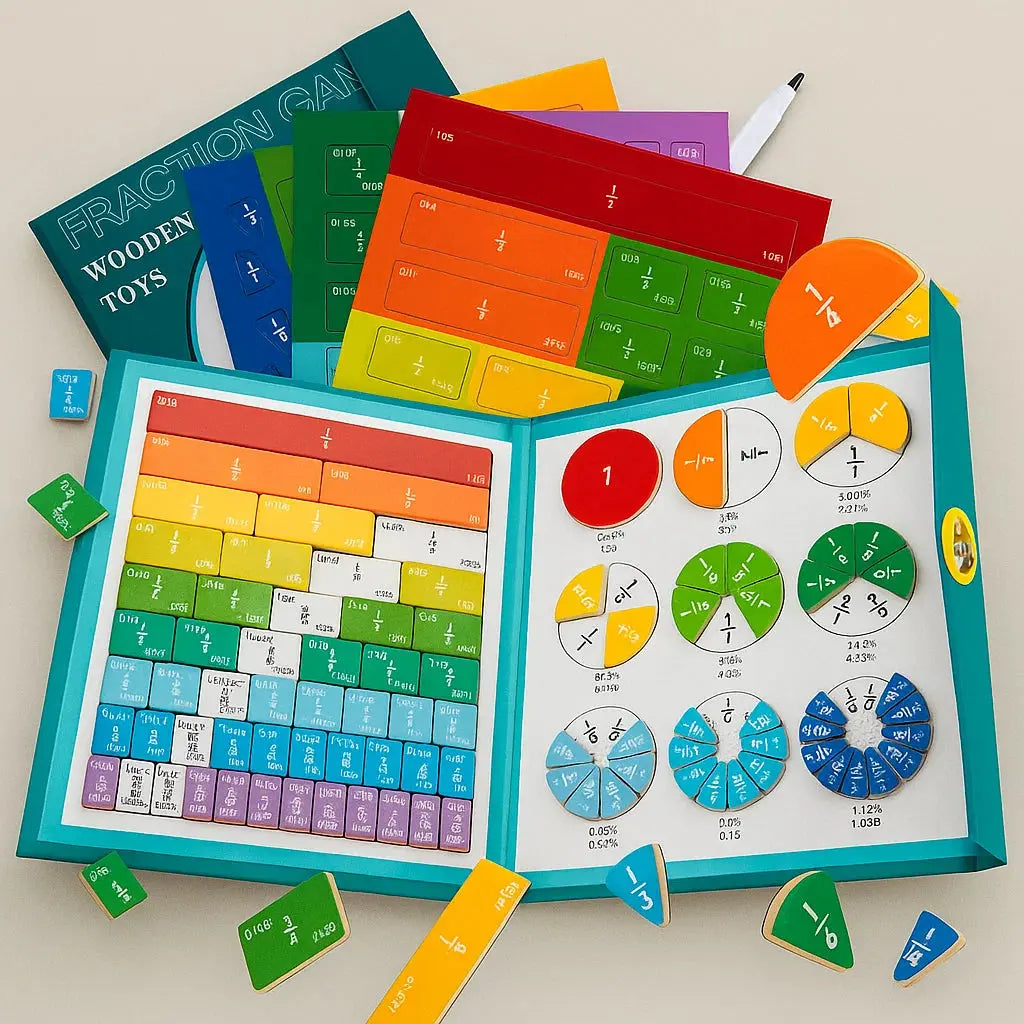 Magnetische Breuken Leerblokken — Interactieve Wiskundeset voor Kinderen
