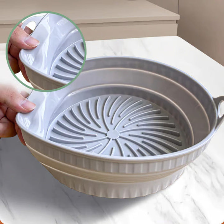 Siliconen grillpan voor heteluchtfriteuses - gezond & gemakkelijk schoon te maken