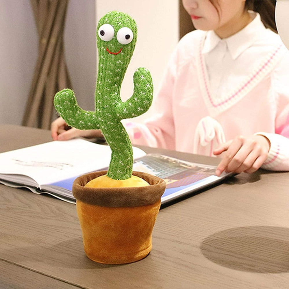 Interactieve Dansende Cactus Speelgoed – Muzikaal Plezier met Geluidsimitatie