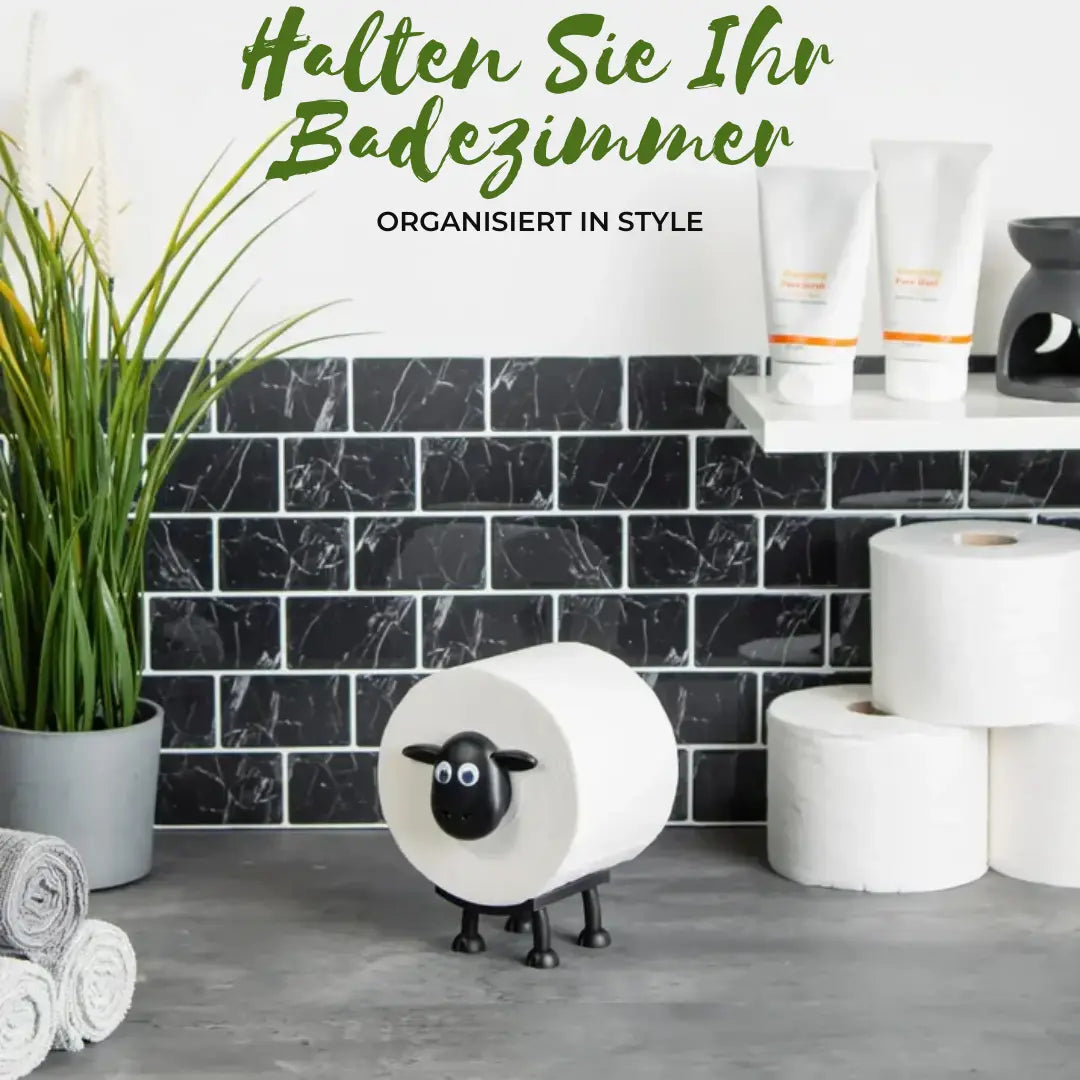 Schaap Toiletpapierhouder – Praktisch & Charmant voor de Badkamer