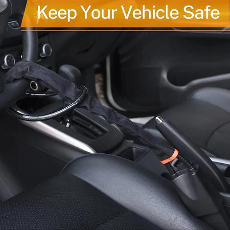 Anti-Theft Car Steering Wheel Lock, Car Steering Wheel Security Lock, Padlock for Car Steering Wheel Mivoza Deutschland