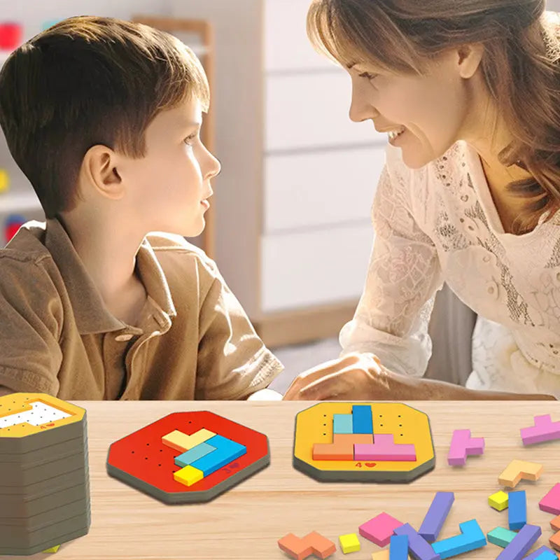 Kinderpuzzelspel — bevordert creativiteit en cognitieve vaardigheden